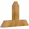 Ekena Millwork Portland Rough Sawn Timber Gable Bracket, Western Red Cedar, 36"W x 24"H x 4"D x 6"F, 16/12 Pitch GBW036X24X0406POR00RWR - alternate 4